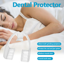 Load image into Gallery viewer, Silicone Anti-wear Teeth Protector Night Sleep Jaw Pad Mouthguard For Bruxism Grinding Anti-snoring Teeth Whitening Boxing
