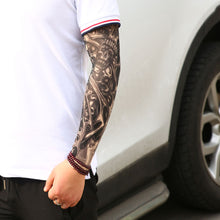 Load image into Gallery viewer, Unisex Punk Cool Tattoo Sun-proof Sleeves Fashion Arm Warmers Summer UV Protection Elastic Sleeve for Man Woman
