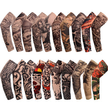 Load image into Gallery viewer, Unisex Punk Cool Tattoo Sun-proof Sleeves Fashion Arm Warmers Summer UV Protection Elastic Sleeve for Man Woman
