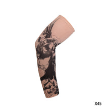 Load image into Gallery viewer, Unisex Punk Cool Tattoo Sun-proof Sleeves Fashion Arm Warmers Summer UV Protection Elastic Sleeve for Man Woman
