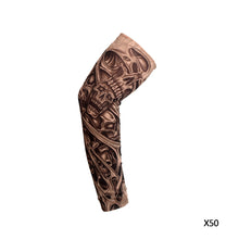Load image into Gallery viewer, Unisex Punk Cool Tattoo Sun-proof Sleeves Fashion Arm Warmers Summer UV Protection Elastic Sleeve for Man Woman
