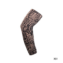 Load image into Gallery viewer, Unisex Punk Cool Tattoo Sun-proof Sleeves Fashion Arm Warmers Summer UV Protection Elastic Sleeve for Man Woman
