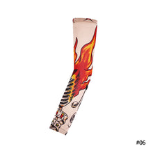 Load image into Gallery viewer, Fashion Seamless Cycling Fishing Sun-proof Sleeves Unisex Punk Cool Tattoo Summer Arm UV Protection Elastic Sleeve
