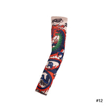 Load image into Gallery viewer, Fashion Seamless Cycling Fishing Sun-proof Sleeves Unisex Punk Cool Tattoo Summer Arm UV Protection Elastic Sleeve
