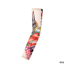 Load image into Gallery viewer, Fashion Seamless Cycling Fishing Sun-proof Sleeves Unisex Punk Cool Tattoo Summer Arm UV Protection Elastic Sleeve
