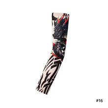 Load image into Gallery viewer, Fashion Seamless Cycling Fishing Sun-proof Sleeves Unisex Punk Cool Tattoo Summer Arm UV Protection Elastic Sleeve
