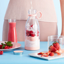 Load image into Gallery viewer, Portable USB Chargeable Electric Blender Mixer Juicer Fruit Extractors Handheld Fruit Squeezer Milk Shake Baby Food Machine
