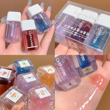 Load image into Gallery viewer, 7 Colors Small Square Lip Oil Transparent Lip Gloss Moisturizing Mirror Lip Glaze Lipstick Lips Makeup Cosmetic
