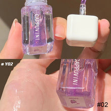 Load image into Gallery viewer, 7 Colors Small Square Lip Oil Transparent Lip Gloss Moisturizing Mirror Lip Glaze Lipstick Lips Makeup Cosmetic
