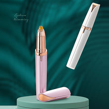 Load image into Gallery viewer, Women Electric Eyebrow Trimmer Portable Rechargeable Eyebrow Trimmer Painless Epilator Brows Shaver Hair Remover
