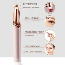 Load image into Gallery viewer, Women Electric Eyebrow Trimmer Portable Rechargeable Eyebrow Trimmer Painless Epilator Brows Shaver Hair Remover
