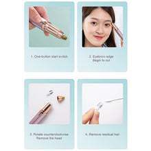 Load image into Gallery viewer, Women Electric Eyebrow Trimmer Portable Rechargeable Eyebrow Trimmer Painless Epilator Brows Shaver Hair Remover
