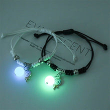 Load image into Gallery viewer, 1 Pair Luminous Bracelet Fashion Alloy Hand Braided Bracelet Luminous Bracelet Jewelry Gift for Friends Lovers

