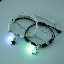Load image into Gallery viewer, 1 Pair Luminous Bracelet Fashion Alloy Hand Braided Bracelet Luminous Bracelet Jewelry Gift for Friends Lovers
