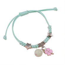 Load image into Gallery viewer, 1 Pair Luminous Bracelet Fashion Alloy Hand Braided Bracelet Luminous Bracelet Jewelry Gift for Friends Lovers
