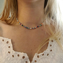 Load image into Gallery viewer, Fashion Creative Colorful Rice Bead Necklace Bohemian Clavicle Choker Beaded Necklace Jewelry Gifts for Women
