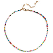 Load image into Gallery viewer, Fashion Creative Colorful Rice Bead Necklace Bohemian Clavicle Choker Beaded Necklace Jewelry Gifts for Women
