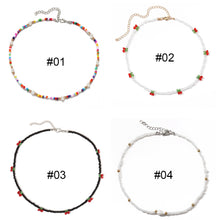 Load image into Gallery viewer, Bohemian Colorful Rice Bead Necklace Fashion Creative Clavicle Choker Beaded Necklace Jewelry Gifts for Women
