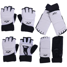 Load image into Gallery viewer, 1 Pair Taekwondo Protectors Sanda Training Match Hands Feet Guard Banket Gloves Foot Hand Joint Protective Gear
