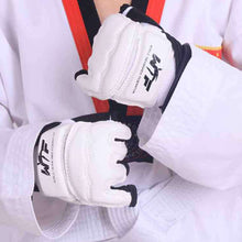 Load image into Gallery viewer, 1 Pair Taekwondo Protectors Sanda Training Match Hands Feet Guard Banket Gloves Foot Hand Joint Protective Gear
