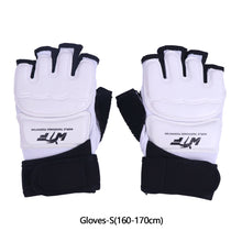 Load image into Gallery viewer, 1 Pair Taekwondo Protectors Sanda Training Match Hands Feet Guard Banket Gloves Foot Hand Joint Protective Gear

