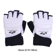 Load image into Gallery viewer, 1 Pair Taekwondo Protectors Sanda Training Match Hands Feet Guard Banket Gloves Foot Hand Joint Protective Gear
