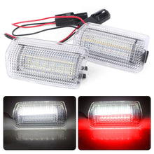 Load image into Gallery viewer, 2Pcs LED Door Courtesy Light Bulbs White/Red Fits For Toyota Land Cruiser 200 Series 150 Series Prado MK4 J150 For Lexus ES240 IS250
