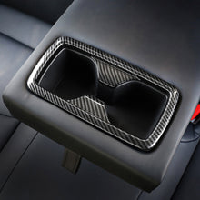 Load image into Gallery viewer, Car Seat Back Row Water Cup Holder Cover Frame Panel Trim Sticker Accessories For Toyota RAV4 2019- 2022 RAV 4 XA50 ABS

