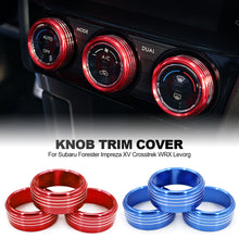 Load image into Gallery viewer, 3Pcs Car Styling Ac Knob Air Conditioning Knob Heat Control Switch Knob Button For Subaru Forester Impreza XV Crosstrek WRX Levorg

