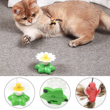 Load image into Gallery viewer, Automatic Electric Rotating Cat Toy Colorful Butterfly Bird Animal Shape Plastic Funny Pet Dog Kitten Interactive Training Toys
