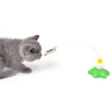 Load image into Gallery viewer, Automatic Electric Rotating Cat Toy Colorful Butterfly Bird Animal Shape Plastic Funny Pet Dog Kitten Interactive Training Toys
