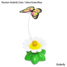 Load image into Gallery viewer, Automatic Electric Rotating Cat Toy Colorful Butterfly Bird Animal Shape Plastic Funny Pet Dog Kitten Interactive Training Toys
