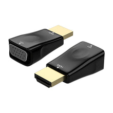 Load image into Gallery viewer, Mini HDMI-compatible To VGA Adapter HD 1080P VGA Output PC Converter Connector Audio Video For XiaoMi Huawei Laptop Game Gadgets
