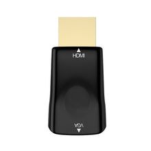 Load image into Gallery viewer, Mini HDMI-compatible To VGA Adapter HD 1080P VGA Output PC Converter Connector Audio Video For XiaoMi Huawei Laptop Game Gadgets
