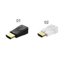Load image into Gallery viewer, Mini HDMI-compatible To VGA Adapter HD 1080P VGA Output PC Converter Connector Audio Video For XiaoMi Huawei Laptop Game Gadgets
