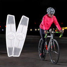 Load image into Gallery viewer, 4Pcs Road Bike Warning Spoke Safety Warning Light Wheel Rim Reflective Mount Night Reflectors Flashing Lights Cycling Light
