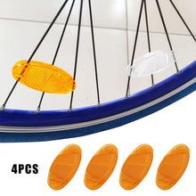 Load image into Gallery viewer, 4Pcs Mountain Bike Spoke Reflector Wheel Steel Rim Reflectors Bicycle Reflective Light MTB Reflector Light Cycling Acessories
