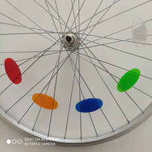 Load image into Gallery viewer, 4Pcs Mountain Bike Spoke Reflector Wheel Steel Rim Reflectors Bicycle Reflective Light MTB Reflector Light Cycling Acessories
