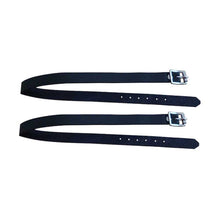 Load image into Gallery viewer, 2Pcs PU Leather Long Training Horse Spur Strap Riding Sports Accessories Outdoor Durable Solid With Buckle Protective Equipment

