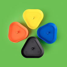 Load image into Gallery viewer, 4pcs/set Triangle Shaped Hands-Free Playing Card Holder Board Game Poker Seat Lazy Poker Base Game Organizes Free Your Hands
