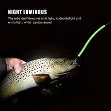 Load image into Gallery viewer, 1/5/10M Luminous Fishing Tube Night Fluorescent Glow Sub Line Rig Fishing Rig Hook Line Glow Pipe Light Tackle Fishing Tackle
