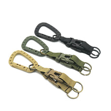 Load image into Gallery viewer, Outdoor Molle Webbing Attach Belt Clip Backpack Strap Clasp Quickdraw Carabiner Camp Water Bottle Hanger Tactical Holder Hook
