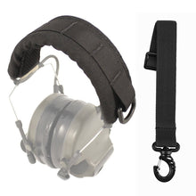 Load image into Gallery viewer, Tactical Modular Headphone Protection Cover Call Headband Earmuff MOLLE Protection Case Headset Cover For Shooting Hunting
