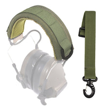 Load image into Gallery viewer, Tactical Modular Headphone Protection Cover Call Headband Earmuff MOLLE Protection Case Headset Cover For Shooting Hunting
