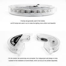 Load image into Gallery viewer, 22LED Intelligent Induction Bicycle Wheel Light Vibration Sensing Spoke Lights Rechargeable Flash Spoke Light Kids Balance Light
