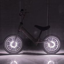 Load image into Gallery viewer, 22LED Intelligent Induction Bicycle Wheel Light Vibration Sensing Spoke Lights Rechargeable Flash Spoke Light Kids Balance Light
