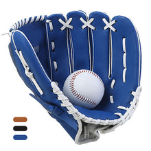 Load image into Gallery viewer, Baseball Glove Outdoor Sports Glove Softball Practice Baseball Mitt Glove Equipment Left Hand For Adults kids Man Training Glove

