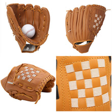 Load image into Gallery viewer, Baseball Glove Outdoor Sports Glove Softball Practice Baseball Mitt Glove Equipment Left Hand For Adults kids Man Training Glove
