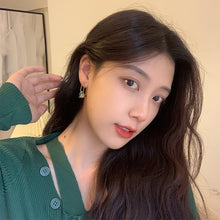 Load image into Gallery viewer, Simple Color Crystal Leaf Beaded Earrings Rice Beads Girls Women's Fashion Ear Stud Earrings Jewelry Female Accessories
