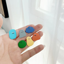 Load image into Gallery viewer, Cute Cartoon Cloud Earrings Funny Smiley Cute Summer Spring Simple Personality Earrings Women Girls Ear Clips Ear Stud Jewelry
